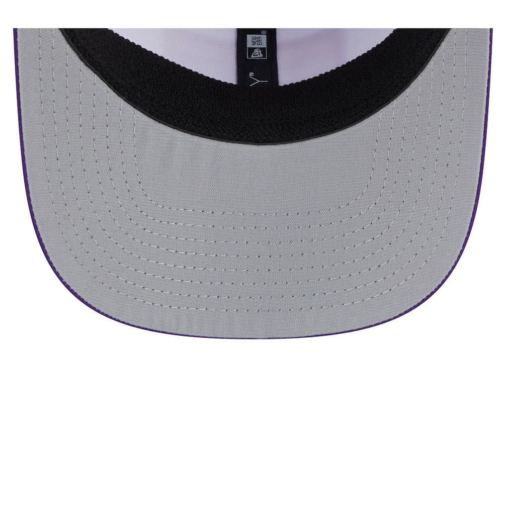 Minnesota Vikings New Era Established Patch 9SEVENTY Adjustable Hat - White/Purple Hats