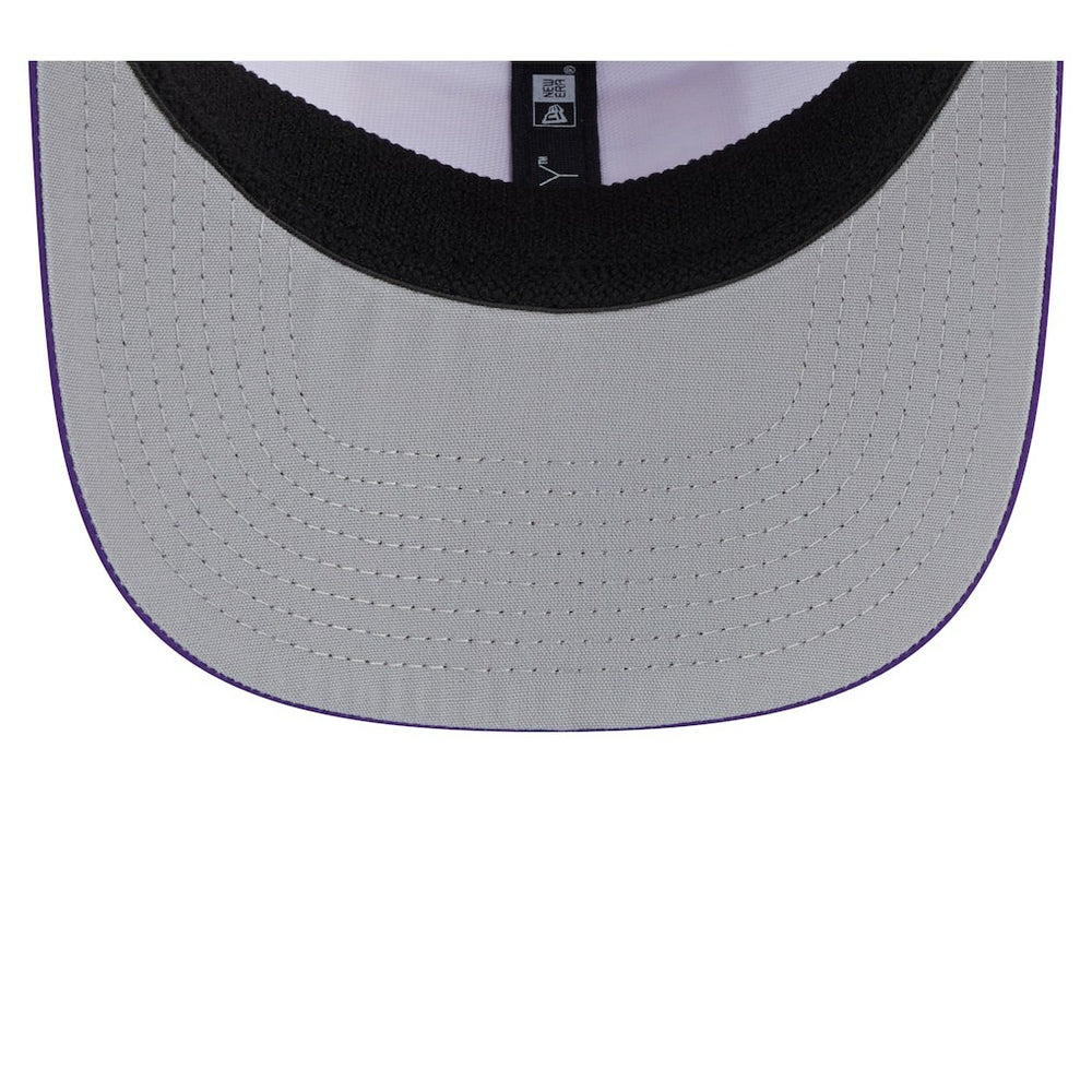 Minnesota Vikings New Era Established Patch 9SEVENTY Adjustable Hat - White/Purple Hats
