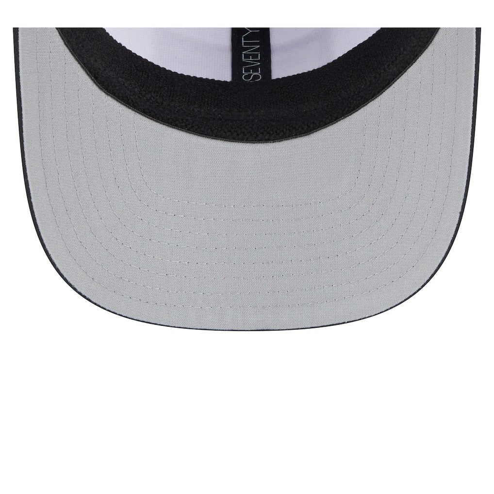 Baltimore Ravens New Era Established Patch 9SEVENTY Adjustable Hat - White/Black Hats