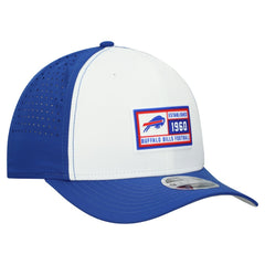 Buffalo Bills New Era Established Patch 9SEVENTY Adjustable Hat - White/Royal Hats