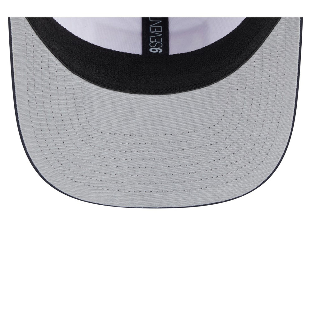 Houston Texans New Era Established Patch 9SEVENTY Adjustable Hat - White/Navy Hats