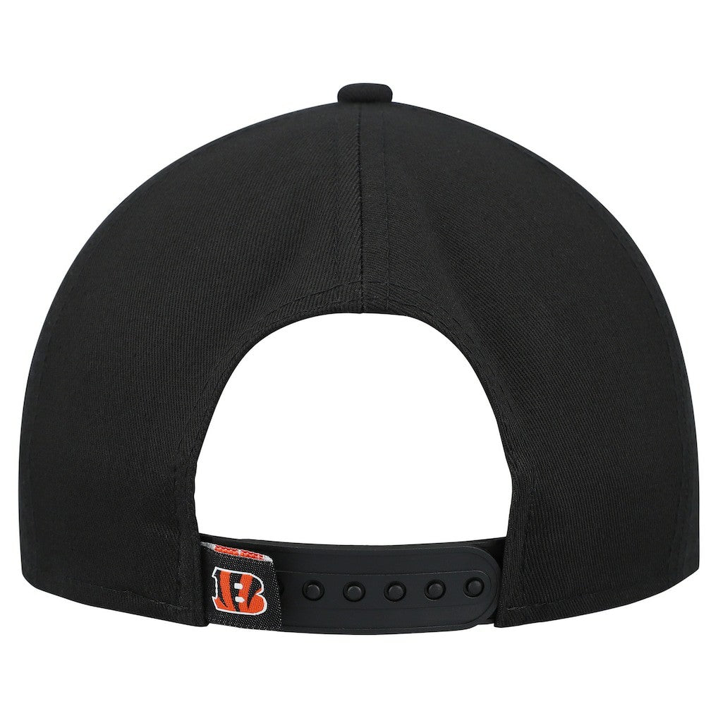 Cincinnati Bengals New Era Women's Metallic 9FORTY M-Crown A-Frame Adjustable Hat - Black Hats