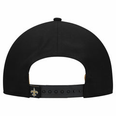 New Orleans Saints New Era Women's Metallic 9FORTY M-Crown A-Frame Adjustable Hat - Black Hats