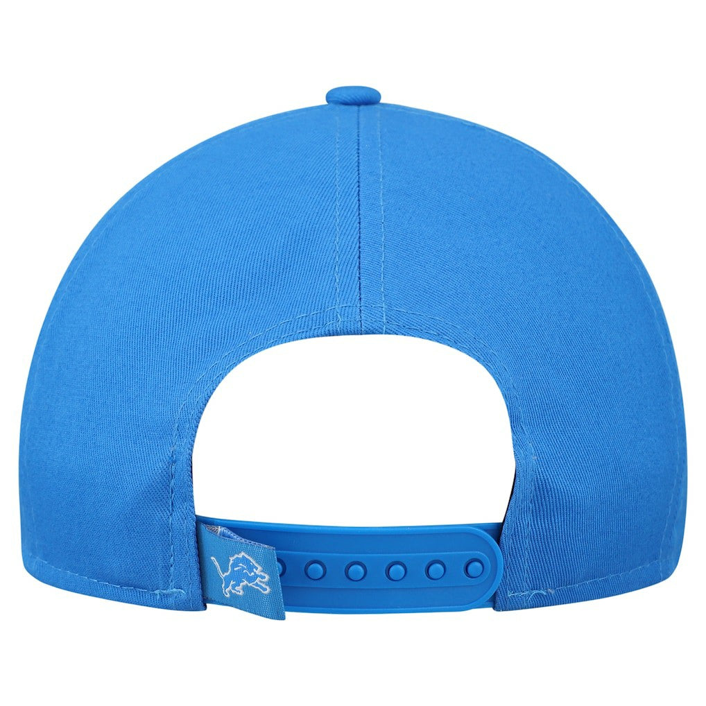 Detroit Lions New Era Women's Metallic 9FORTY M-Crown A-Frame Adjustable Hat - Blue Hats