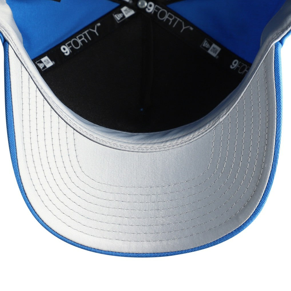 Detroit Lions New Era Women's Metallic 9FORTY M-Crown A-Frame Adjustable Hat - Blue Hats