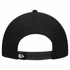 Kansas City Chiefs New Era Women's Metallic 9FORTY M-Crown A-Frame Adjustable Hat - Black Hats