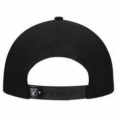 Las Vegas Raiders New Era Women's Metallic 9FORTY M-Crown A-Frame Adjustable Hat - Black Hats