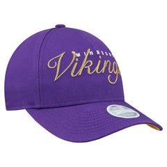 Minnesota Vikings New Era Women's Metallic 9FORTY M-Crown A-Frame Adjustable Hat - Purple Hats