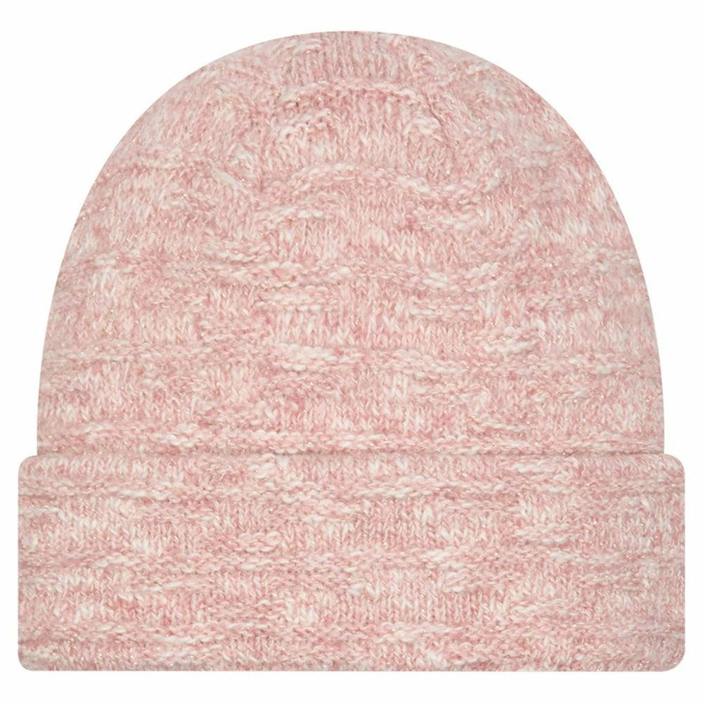 Washington Commanders New Era Women's Metallic Cuffed Knit Hat - Pink Hats