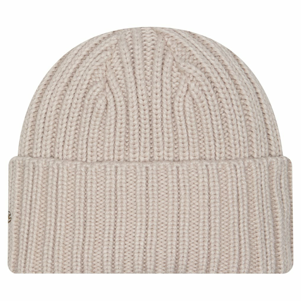Cleveland Browns New Era Logo Applique Cuffed Knit Hat - Light Beige Hats