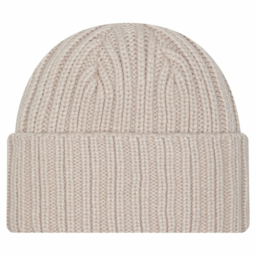 Detroit Lions New Era Logo Applique Cuffed Knit Hat - Light Beige Hats