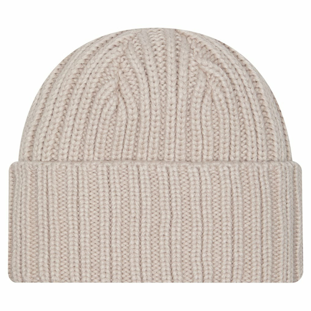 Detroit Lions New Era Logo Applique Cuffed Knit Hat - Light Beige Hats
