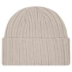 Green Bay Packers New Era Logo Applique Cuffed Knit Hat - Light Beige Hats