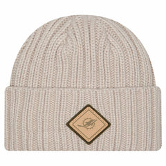 Miami Dolphins New Era Logo Applique Cuffed Knit Hat - Light Beige Hats
