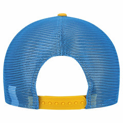 Los Angeles Chargers New Era Banner A-Frame 9FIFTY Snapback Hat - Cream/Powder Blue Hats