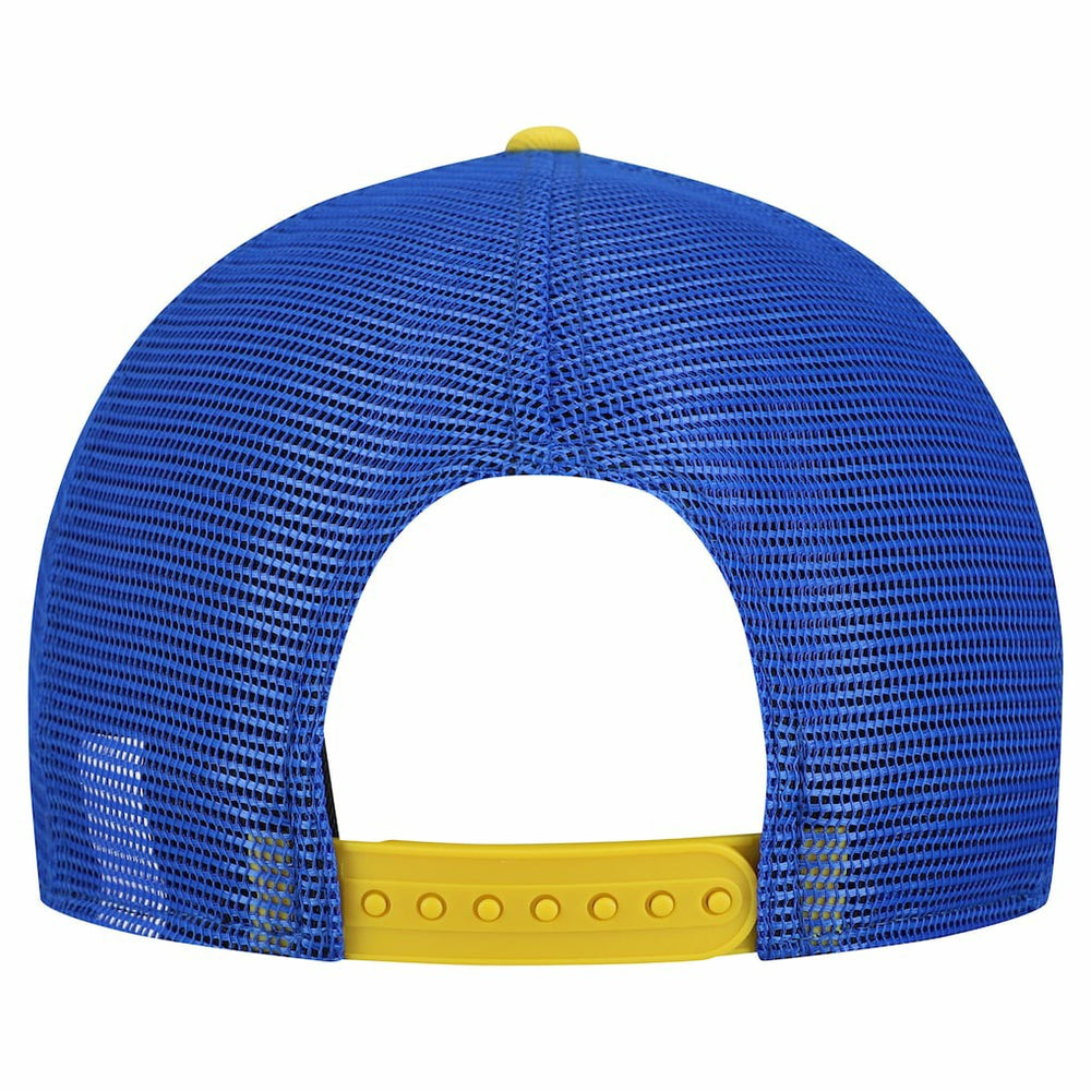 Los Angeles Rams New Era Banner A-Frame 9FIFTY Snapback Hat - Cream/Royal Hats
