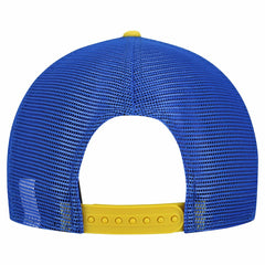 Los Angeles Rams New Era Banner A-Frame 9FIFTY Snapback Hat - Cream/Royal Hats