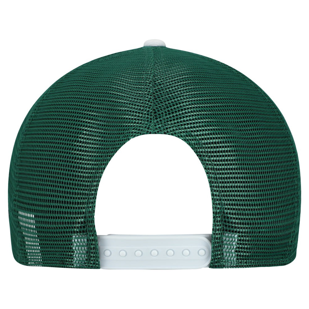 New York Jets New Era Banner A-Frame 9FIFTY Snapback Hat - Cream/Green Hats