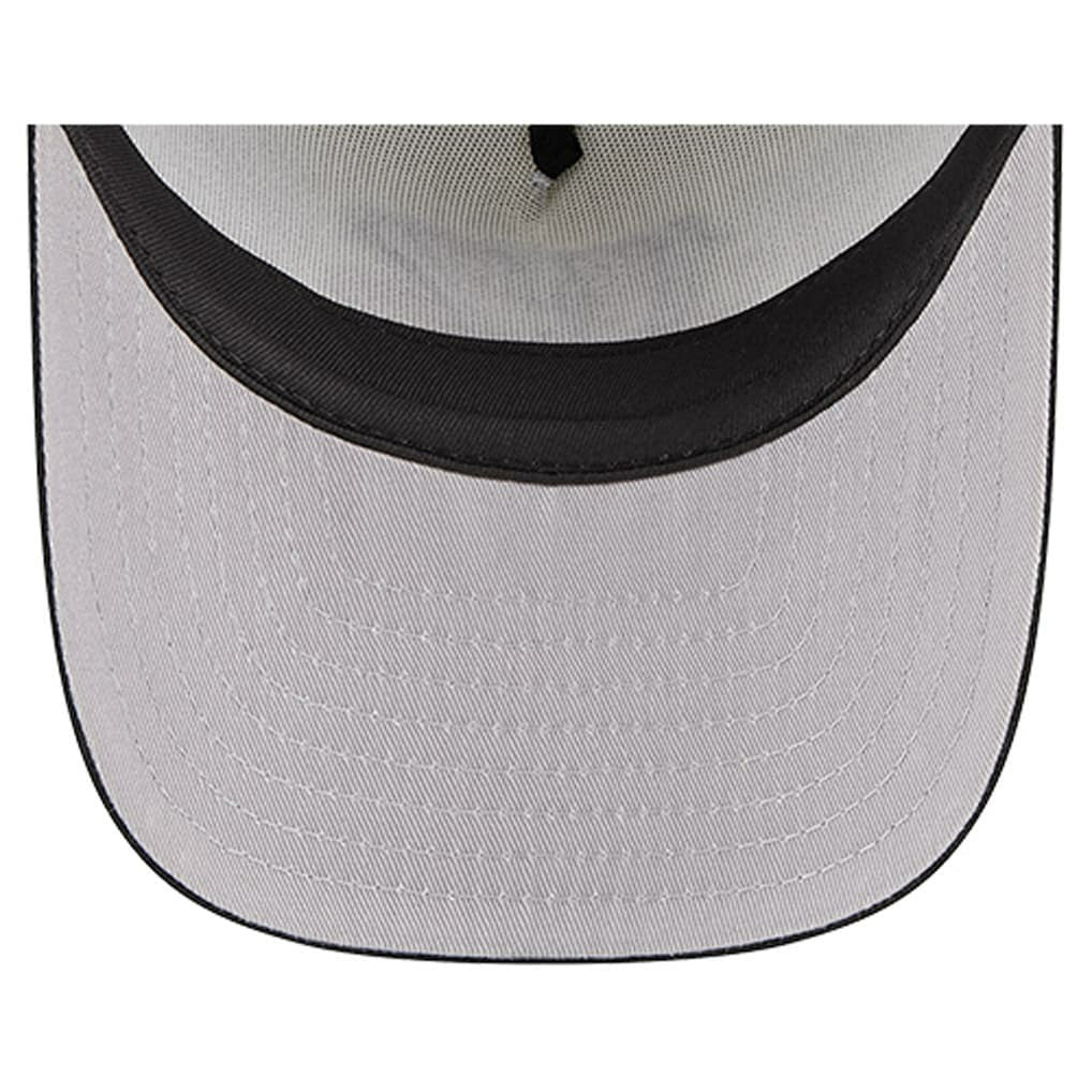 Cincinnati Bengals New Era Banner A-Frame 9FIFTY Trucker Snapback Hat - Cream/Black Hats