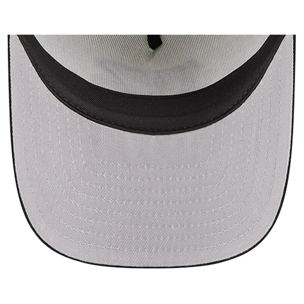 Cincinnati Bengals New Era Banner A-Frame 9FIFTY Trucker Snapback Hat - Cream/Black Hats