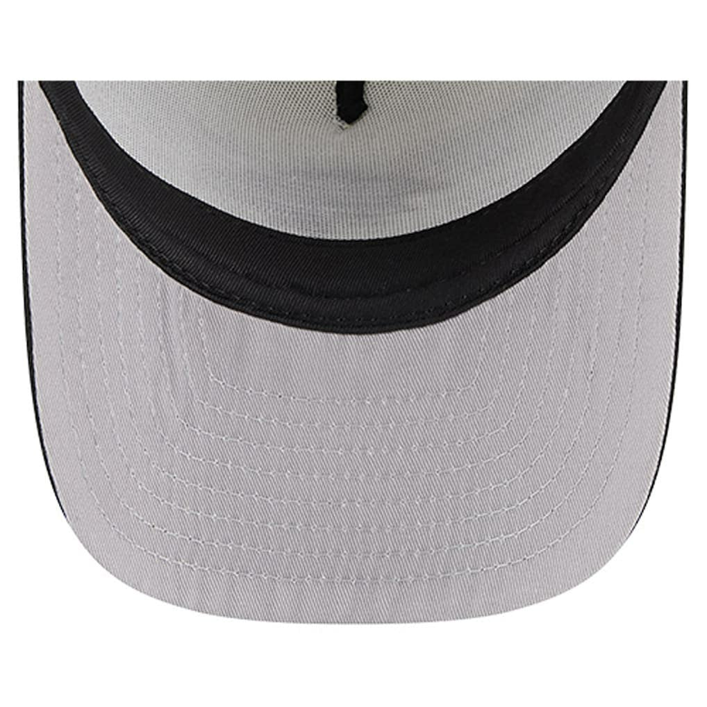 Baltimore Ravens New Era Banner A-Frame 9FIFTY Trucker Snapback Hat - Cream/Black Hats