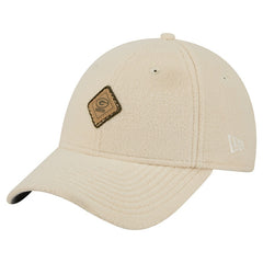Green Bay Packers New Era Women's Comfy 9FORTY Adjustable Hat - Cream Hats