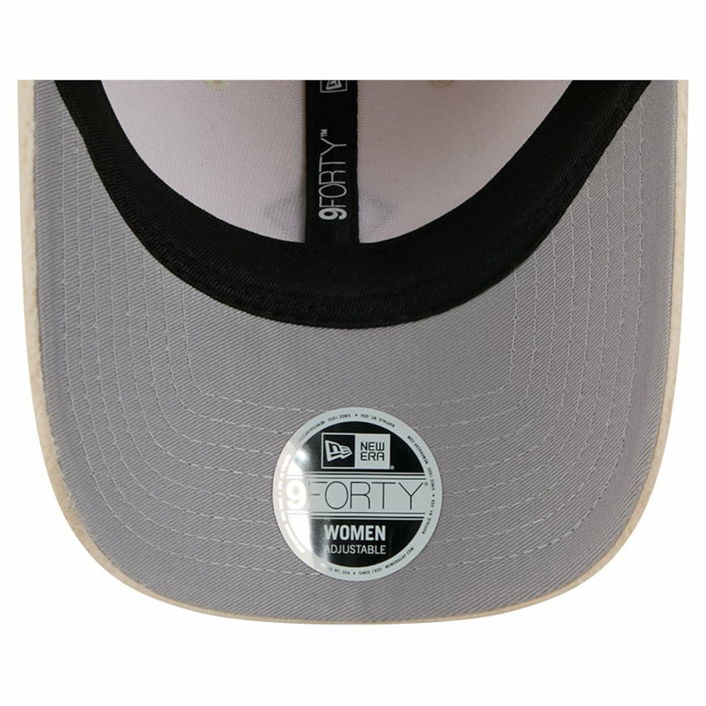 Detroit Lions New Era Women's Comfy 9FORTY Adjustable Hat - Cream Hats