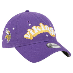 Minnesota Vikings New Era Girls Youth Cheer 9TWENTY Adjustable Hat - Purple Hats