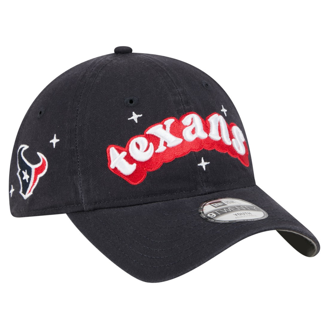 Houston Texans New Era Girls Youth Cheer 9TWENTY Adjustable Hat - Navy Hats