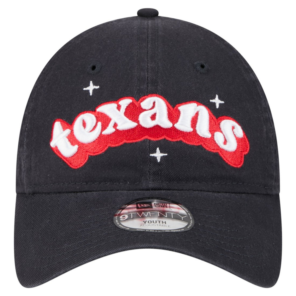 Houston Texans New Era Girls Youth Cheer 9TWENTY Adjustable Hat - Navy Hats