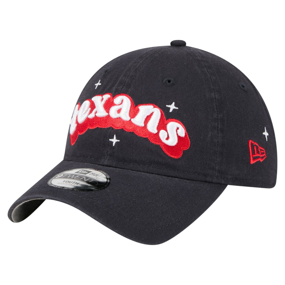 Houston Texans New Era Girls Youth Cheer 9TWENTY Adjustable Hat - Navy Hats