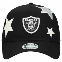 Las Vegas Raiders New Era Women's Stardom A-Frame 9FORTY Adjustable Hat - Black Hats