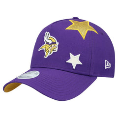Minnesota Vikings New Era Women's Stardom A-Frame 9FORTY Adjustable Hat - Purple Hats