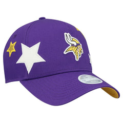 Minnesota Vikings New Era Women's Stardom A-Frame 9FORTY Adjustable Hat - Purple Hats