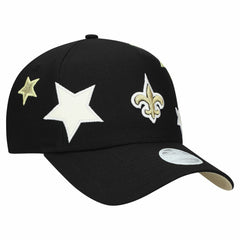 New Orleans Saints New Era Women's Stardom A-Frame 9FORTY Adjustable Hat - Black Hats