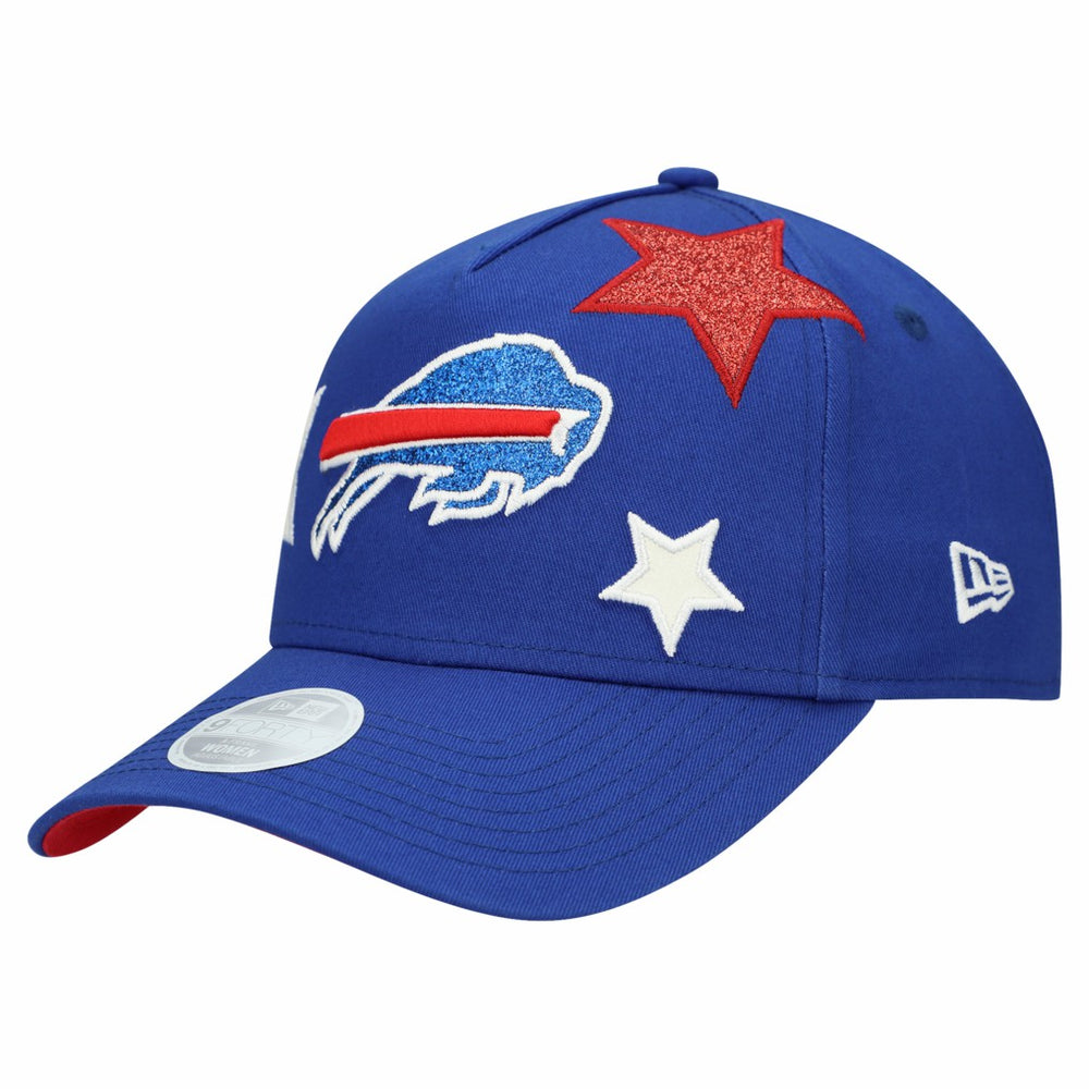 Buffalo Bills New Era Women's Stardom A-Frame 9FORTY Adjustable Hat - Royal Hats