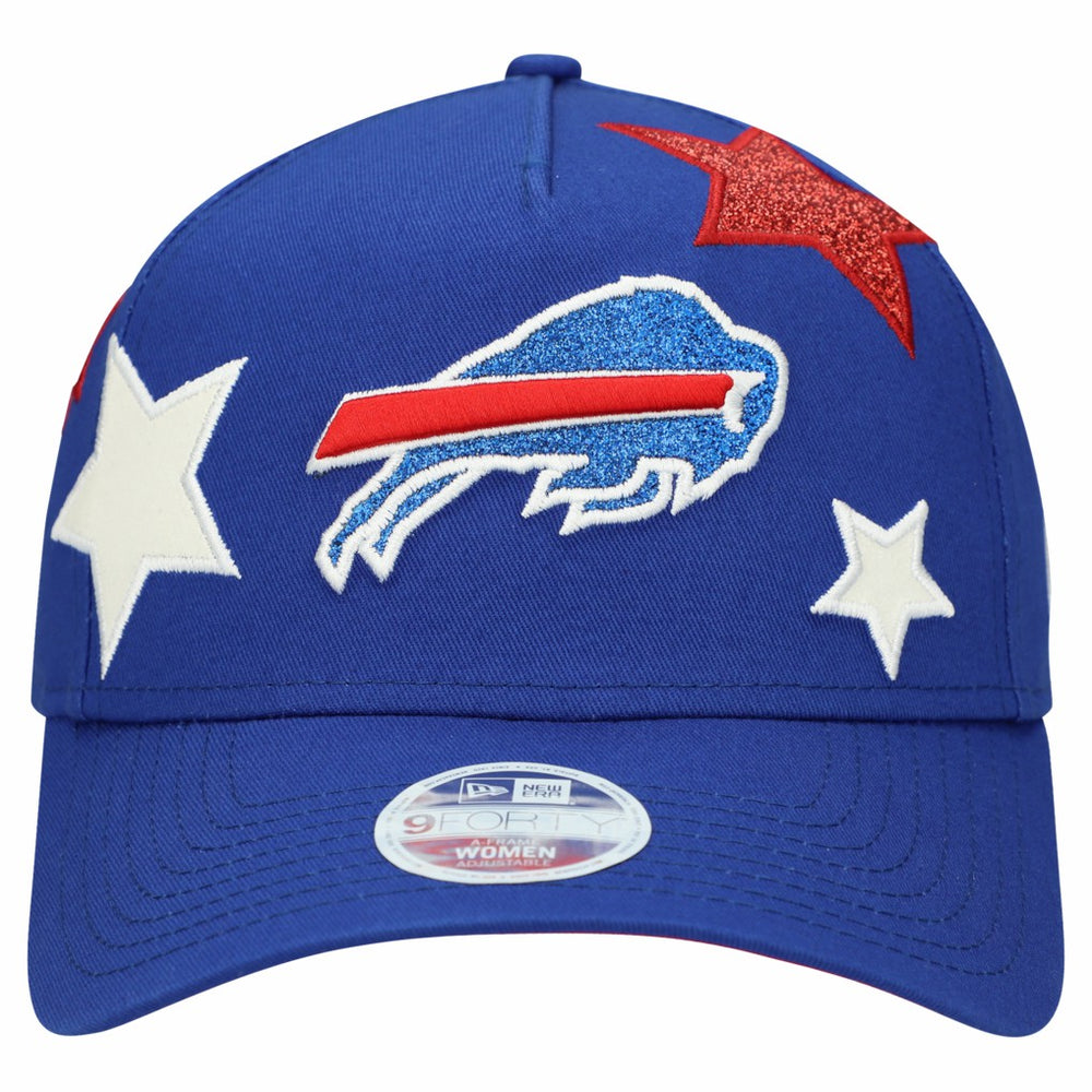 Buffalo Bills New Era Women's Stardom A-Frame 9FORTY Adjustable Hat - Royal Hats