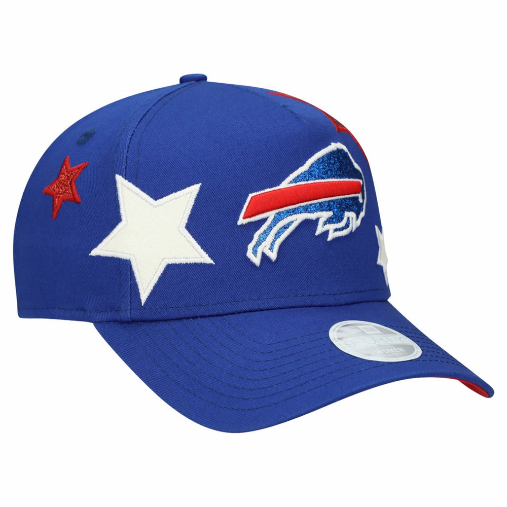 Buffalo Bills New Era Women's Stardom A-Frame 9FORTY Adjustable Hat - Royal Hats