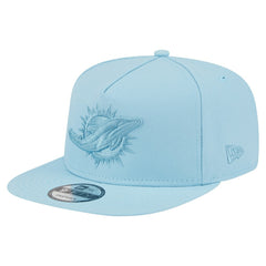 Miami Dolphins New Era Color Pack A-Frame 9FIFTY Snapback Hat - Light Blue Hats