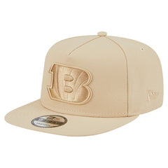 Cincinnati Bengals New Era Color Pack A-Frame 9FIFTY Snapback Hat - Light Beige Hats