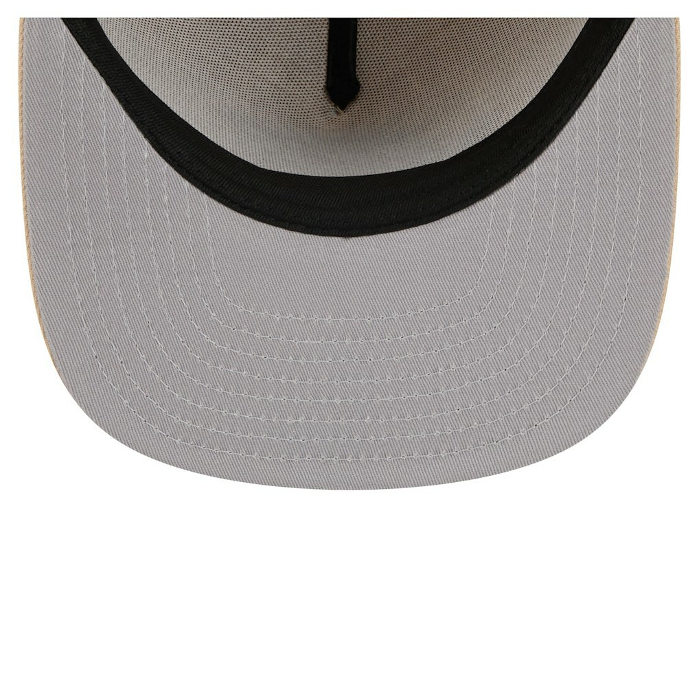 Miami Dolphins New Era Color Pack A-Frame 9FIFTY Snapback Hat - Light Beige Hats
