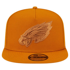 Philadelphia Eagles New Era Color Pack A-Frame 9FIFTY Snapback Hat - Brown Hats