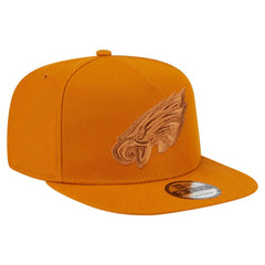 Philadelphia Eagles New Era Color Pack A-Frame 9FIFTY Snapback Hat - Brown Hats