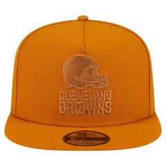 Cleveland Browns New Era Color Pack A-Frame 9FIFTY Snapback Hat - Brown Hats