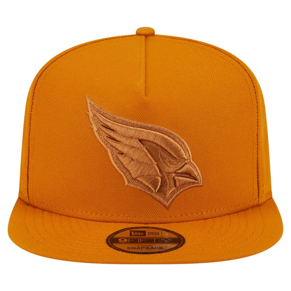 Arizona Cardinals New Era Color Pack A-Frame 9FIFTY Snapback Hat - Brown Hats