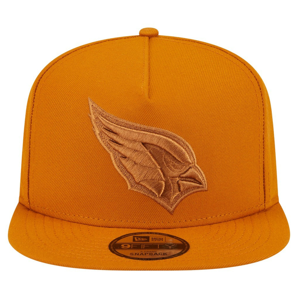 Arizona Cardinals New Era Color Pack A-Frame 9FIFTY Snapback Hat - Brown Hats