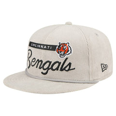 Cincinnati Bengals New Era Cord Rope Corduroy 9FIFTY Snapback Hat - Gray Hats