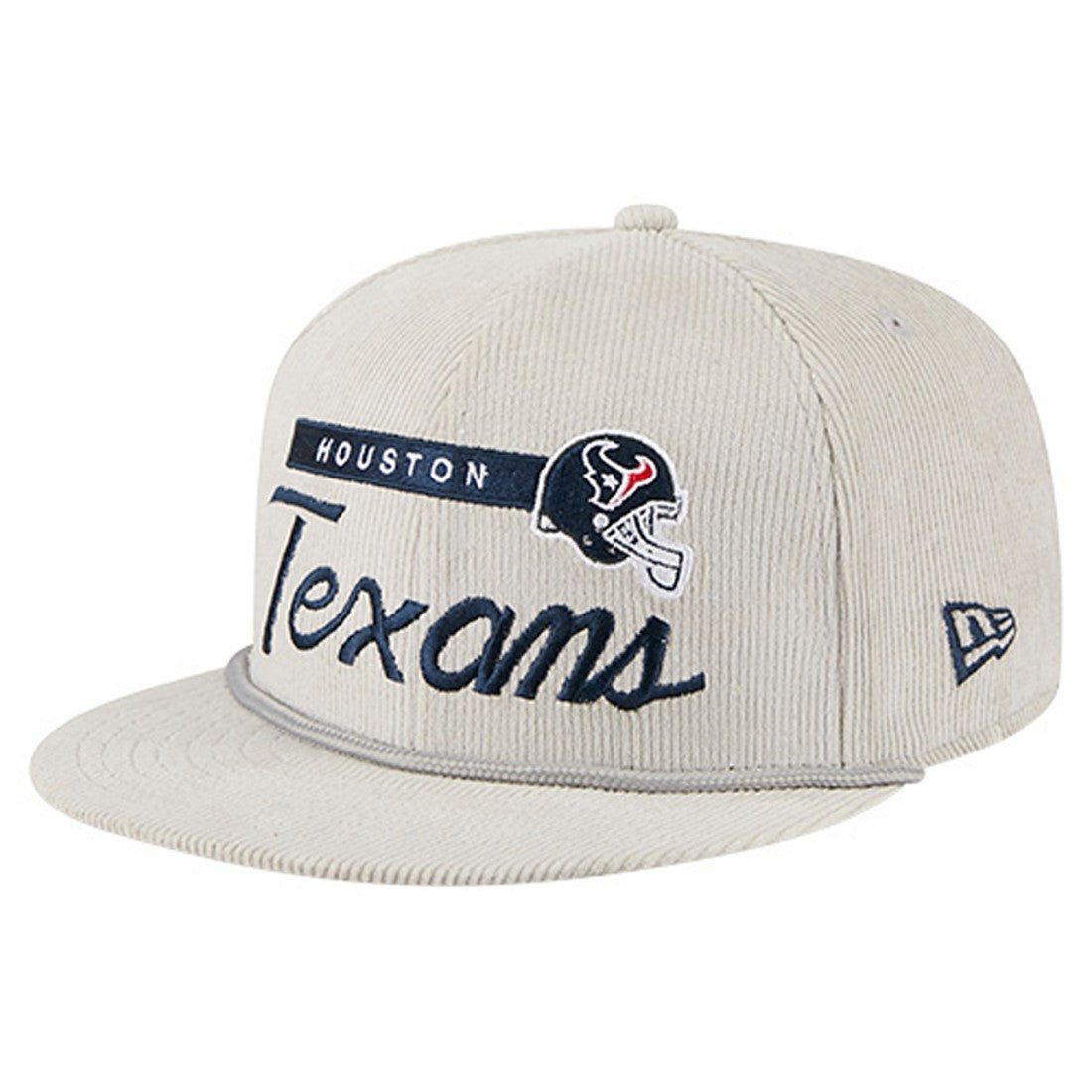 Houston Texans New Era Cord Rope Corduroy 9FIFTY Snapback Hat - Gray Hats