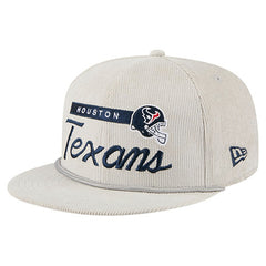 Houston Texans New Era Cord Rope Corduroy 9FIFTY Snapback Hat - Gray Hats