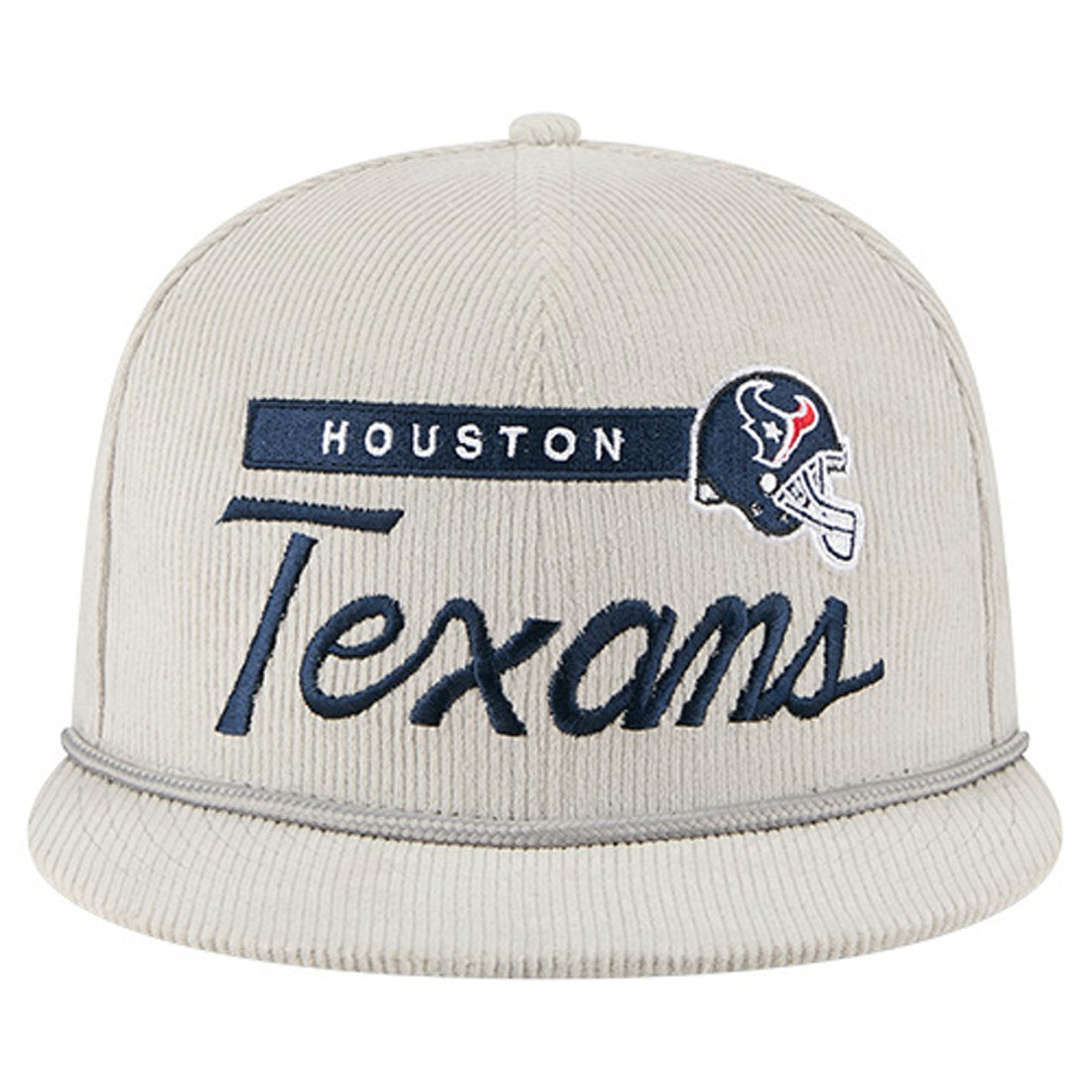 Houston Texans New Era Cord Rope Corduroy 9FIFTY Snapback Hat - Gray Hats